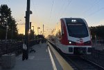 San Francisco bound Caltrain at Mountain View Station 